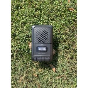 Onn Portable Cassette Recorder Player Black Model OND19AAA09 Handheld Voice Mic